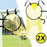 GLODI GOODS® Kruising target met ballennet – Set van 2 – voetbal trainingsmateriaal – training spullen materiaal