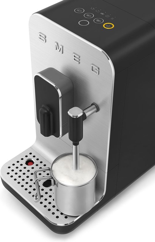 Opties voor koffiebereiding - Smeg 8017709334857 - SMEG BCC12BLMEU - Espressomachine - Mat zwart - Volautomatisch met stoompijp