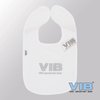 VIB® - Slabbetje Luxe velours - VIB Grey - Babykleertjes - Baby cadeau