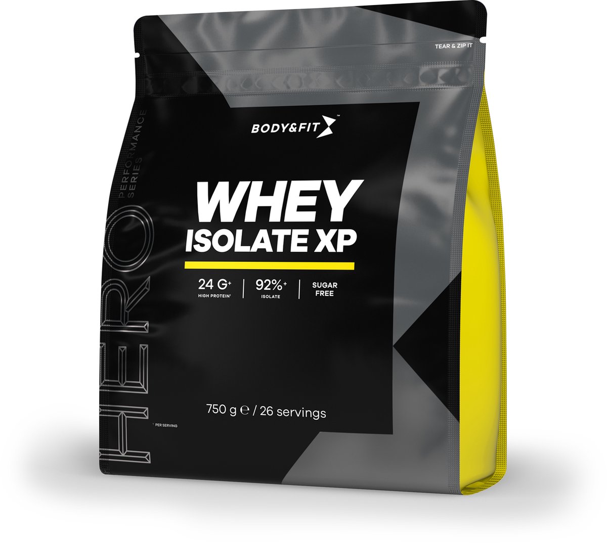 Goedkoopste Body & Fit Whey Isolate XP - Hoogwaardige Proteine Poeder - Whey Protein - Whey Isolaat - Eiwitshakes - Vet- en Suikervrij - 750 gram - Banaan