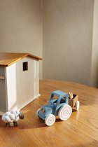 Tracteur Liewood Clement avec remorque speelgoed en bois - Blue Fog