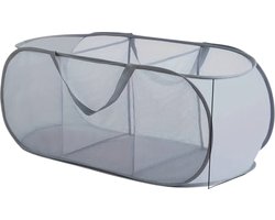 Livano Laundry Basket - Wassorteerder 3 Vakken - Wassorteerder - Wasmand 3 Vakken - Laundry Bag - Grijs