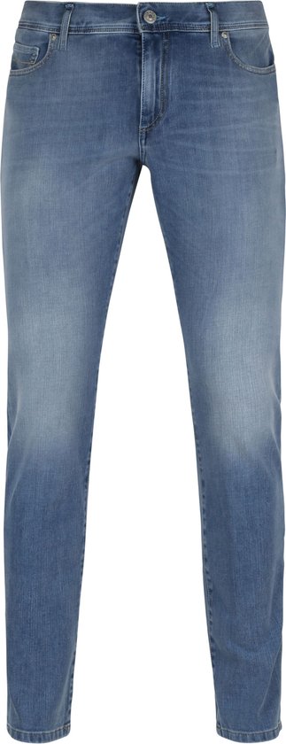 Alberto - Bi-Stretch Denim Blauw - Heren - Maat W 38 - L 30 - Slim-fit