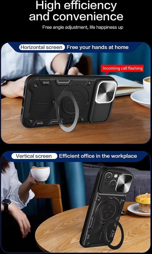 COMAKU Ultra Armor Case voor Motorola Edge 50 Fusion, Schokbestendige