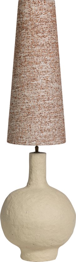 BePureHome Tafellamp Ios - Polyester - Bruin Melange - 60x25x15