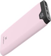 iMoshion® Batterie externe rechargeable 10 000 mAh - Fonction de charge rapide - USB, USB C & Micro USB - Convient pour iPhone - Rose
