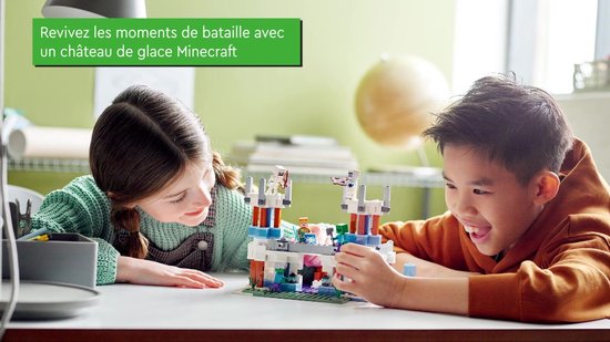 Soldes LEGO Minecraft - Le château de glace (21186) 2024 au meilleur prix  sur