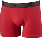 Set heren microfiber boxershort / hipster 18453 - M - Rood