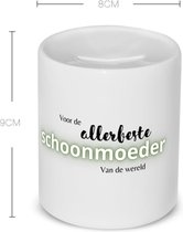 Akyol - voor de allerbeste schoonmoeder van de wereld Spaarpot - Mama - de beste schoonmoeder - moeder cadeautjes - moederdag - verjaardagscadeau - verjaardag - cadeau - geschenk - kado - gift - moeder artikelen - 350 ML inhoud