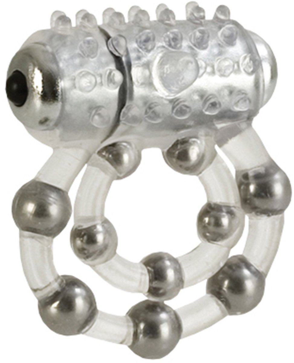 California Exotic Novelties Maximus Ring - Cockring - 10 Stroke Beads - Ø 50 mm