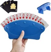 Kaartenhouder inclusief set waterdichte speelkaarten - voor speelkaarten - speelkaartenhouder - speelkaarten volwassenen - kaarten - kaartspel - kaartenset