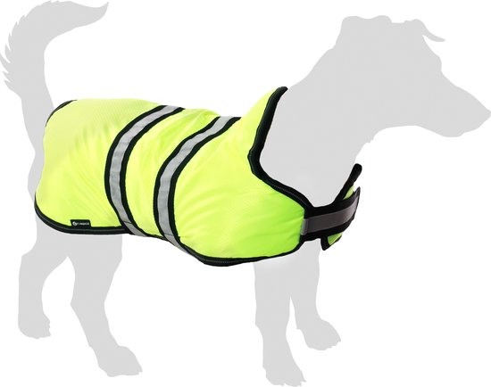 Flamingo - Flamingo Eisbär - Kledij Honden - Winterjas Eisbär Fluo Geel 50cm - 1st - 174726 - 1st - 1pce