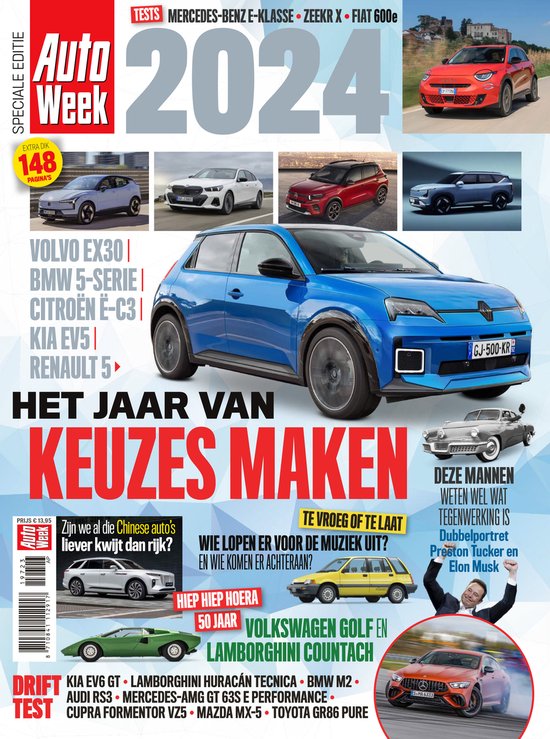 AutoWeek Jaarspecial 2024 - Het jaar van keuzes maken cadeau geven