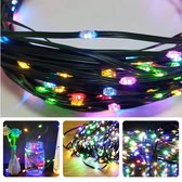 Cheqo® Kerstverlichting - Kerstboomverlichting - Kerstlampjes - 192 LED - 15M - Voor Binnen en Buiten - Timer - Veelkleurig - 8 Lichtfuncties - Op Batterijen - Multicolor - Gekleurde Kerstverlichting - Sfeerverlichting - Feestverlichting