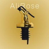 AliRose - Flessenstop - Schenktuit - Goud - Olie - Wijn - Azijn - Keuken