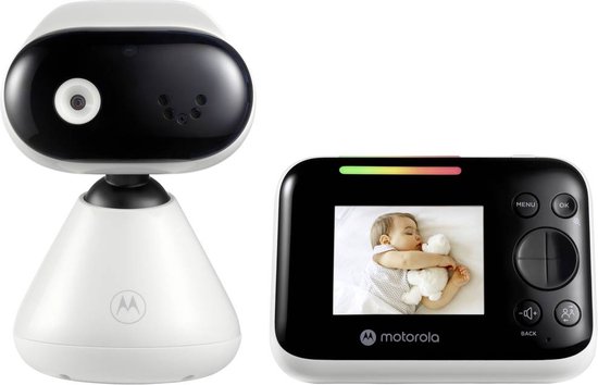 Motorola Nursery VM482 - Babyphone avec caméra - écran couleur 2,4 pouces -  Vision Nocturne Infrarouge - Zoom Numérique - Température - Blanc