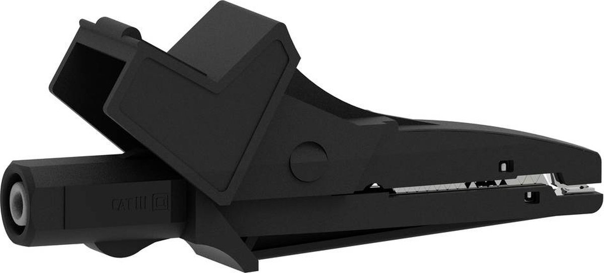 Electro PJP 5004/LM-IEC-CD1-N Krokodillenklem Zwart Klembereik (max.): 13 mm Lengte: 91 mm 1 stuk(s)