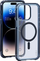 SoSkild iPhone 15 Pro Max Hoesje MagSafe - Defend Heavy Impact Case - Doorzichtig Magnetisch Magsafe Hoesje - Smokey Grey