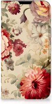 Smart Cover Geschikt voor iPhone 14 Plus Bloemen