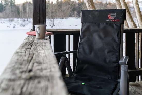 Outchair - Stoelhoes met verwarmingselement - Verwarmde stoelhoes - universele maat - geschikt voor o.a. campingstoelen - 3 warmtestanden - incl. powerbank van Outchair — afbeelding 5