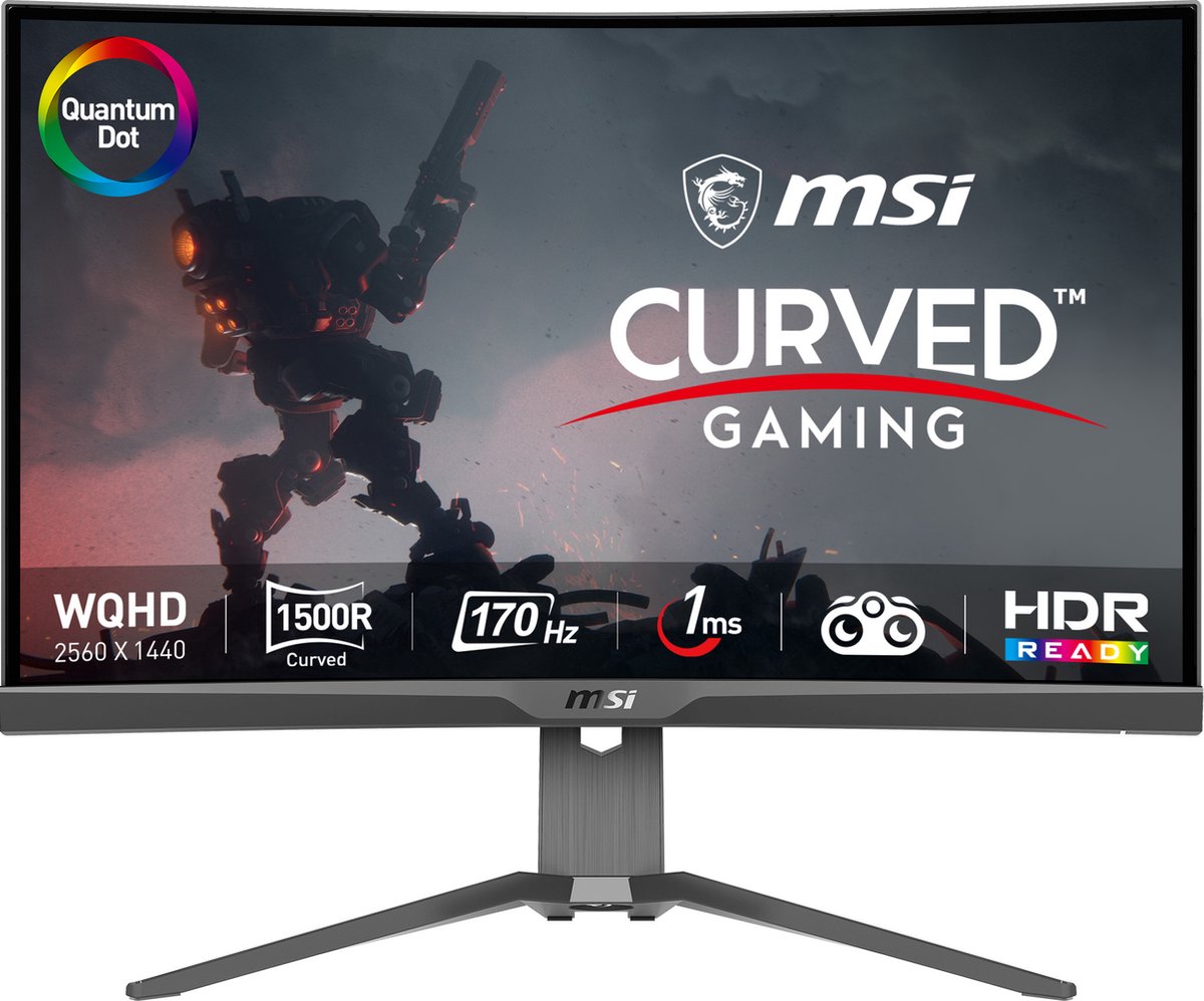 MSI MAG 275CQRF QD - 27 inch - 2560 x 1440 Pixel (QHD) - VA (Vertical Alignment)