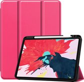Peachy Trifold kunstleer hoes voor iPad Pro 11 inch (2018 2020 2021 2022) & iPad Air 4 en iPad Air 5 - roze