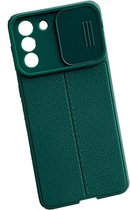Samsung Galaxy S22 Plus Hoes (case)/Slide camera cover/Dark green/ S22 hoes