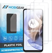 Mobigear Screenprotector geschikt voor Motorola Moto G31 | Mobigear Screenprotector Folie - Case Friendly (3-Pack)