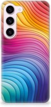TPU Hoesje geschikt voor Samsung Galaxy S23 Regenboog