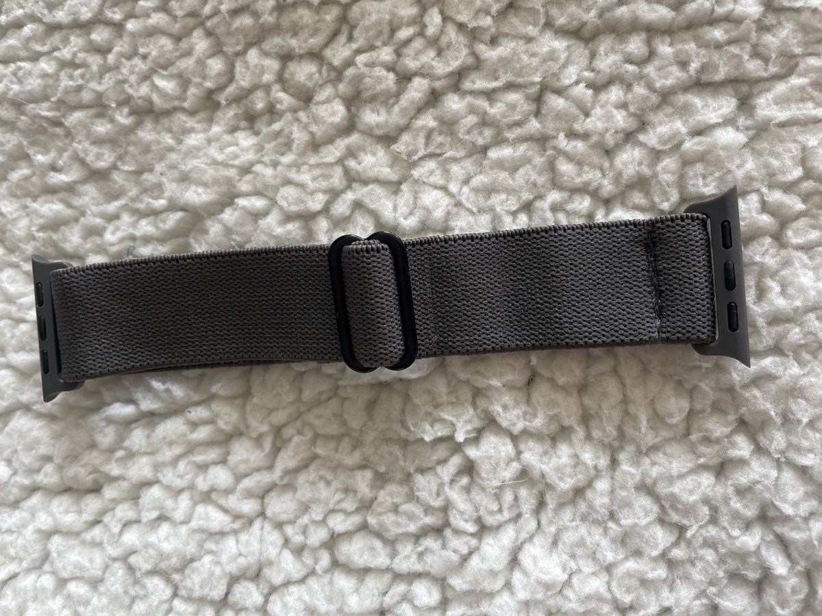 Applewatch horlogebandje- elastisch geweven verstelbare band-38-40-41mm- gladde band