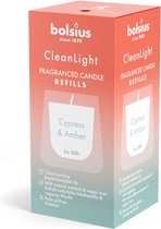 Bolsius Clean Light Fragranced Refills Cypress & Amber 2ST
