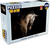Puzzel Paarden - Halster - Zwart - Legpuzzel - Puzzel 500 stukjes