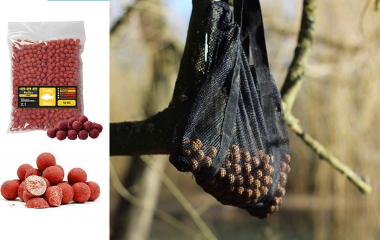 Tasty Baits -Aardbei - Boilies - 20 mm - 10 kg - Rood Karper Aas -Karper Lokvoer - Karpervissen van Merkloos — afbeelding 5