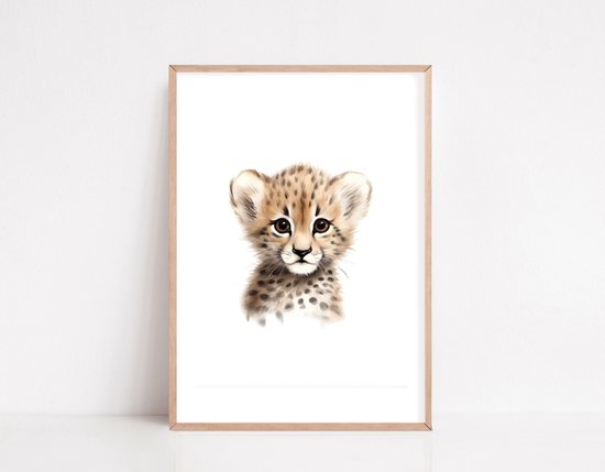 No Filter - Affiches Safari chambre enfant - 3 pièces - 21x30 cm / Format A4 - Affiches Animaux - Affiches décoration Chambre de bébé