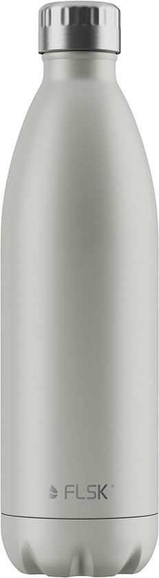 FLSK BOTTLE Drinkfles - Vaatwasmachinebestendig - 1000 ml - Wind Grijs ...
