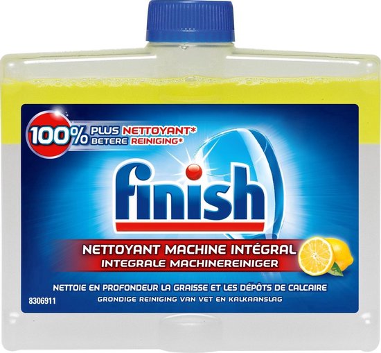 Nettoyant pour lave-vaisselle Finish - Citroen - 250 ml - Pack économique 24 pièces