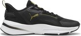 PUMA PWRFrame TR 3 Heren Sportschoenen - PUMA Black-Olive Green-Lime Pow - Maat 44.5