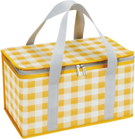 Vouwbare thermische picknickmand 16L wit