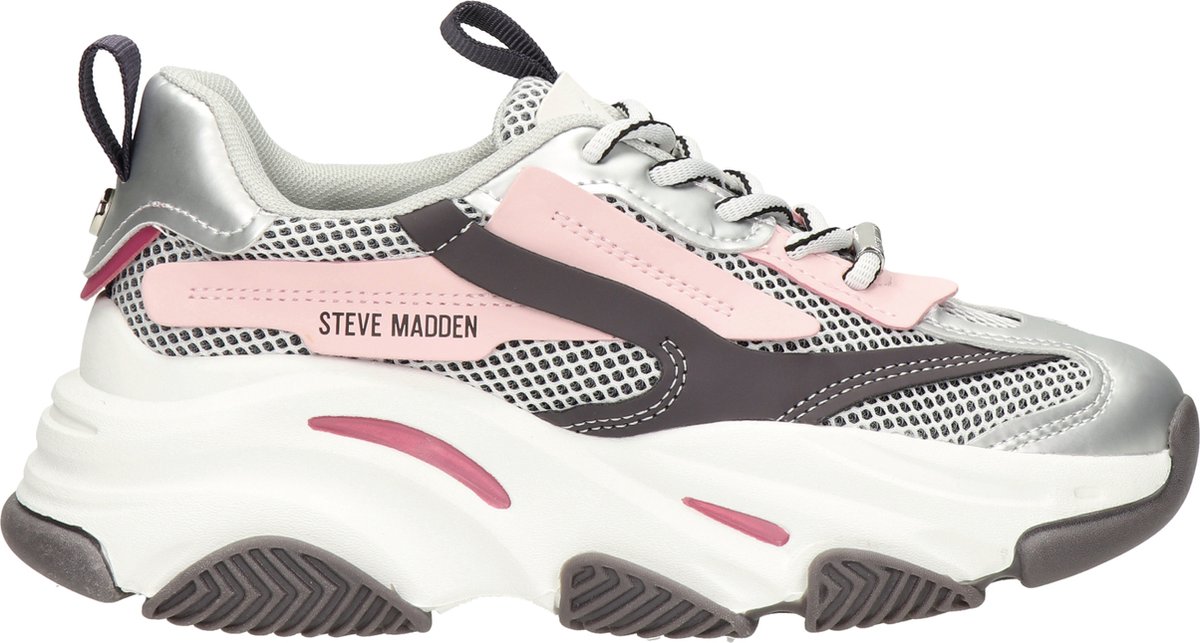 Steve Madden Possession-E dames sneaker - Zilver - Maat 39 - Steve Madden