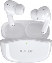 Rixus - Draadloze oortelefoon - oordoppen - helder Sound - Bluetooth - Wit