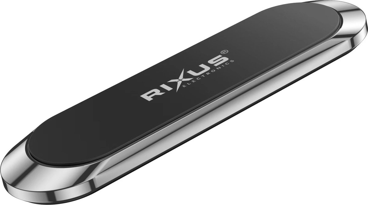 Rixus - Universele siliconen magnetische houder - telefoonhouder - Sterke magneetabsorptie - Handvrij - Compact maatontwerp - Zwart/grijs