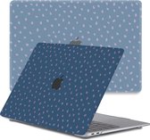 Lunso - Geschikt voor MacBook Air 13 inch (2020) - cover hoes - Purple Pips - Vereist model A2179 / A2337
