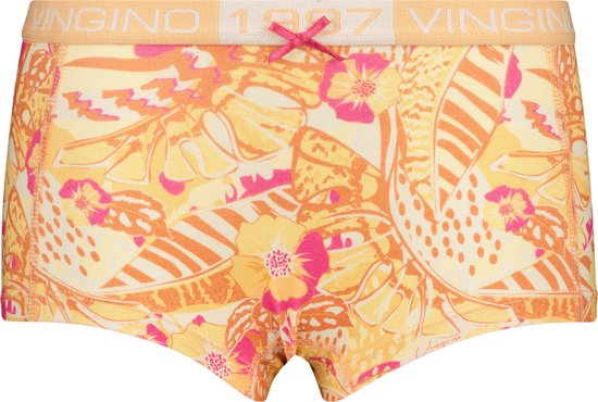 Vingino Hipster G-241-16 Holiday 7 pack Meisjes Onderbroek - Tropic mint - Maat L