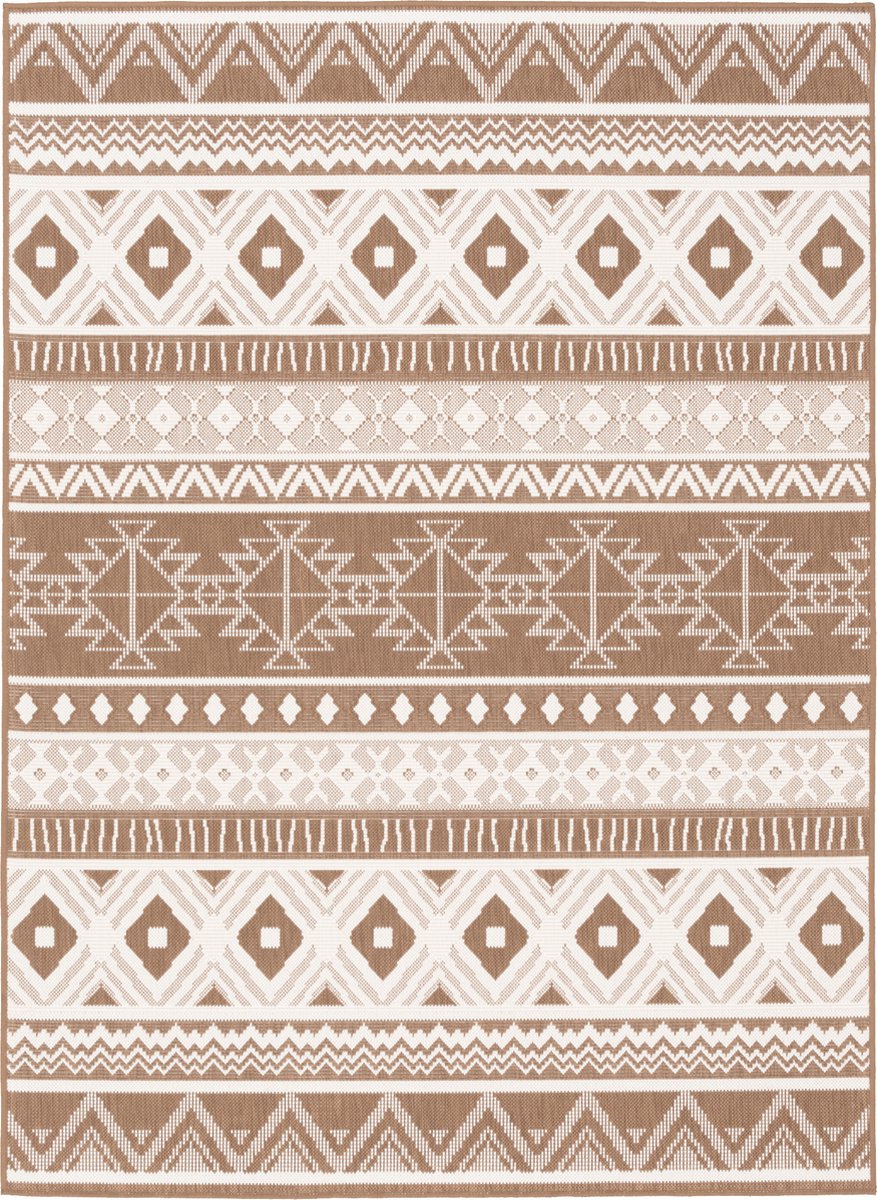 Pergamon Tapis d'intérieur et d'extérieur Cape Cod Ethno double face