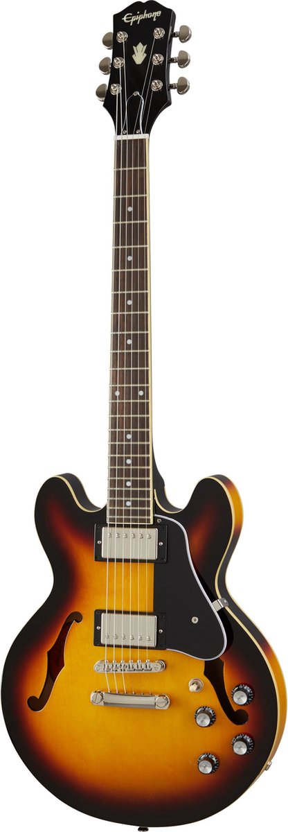 Epiphone ES-339 Vintage Sunburst semi-akoestische gitaar