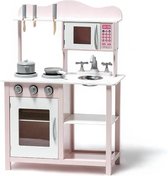 Speelgoed-Houten Keuken Voor Meisjes, Kinderen Keuken, Versierd Met Niet-Giftige Verf, met Leuke Accessoires