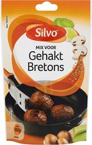 Silvo® | 10 x 40 gram mix voor gehakt Bretons | voordeelverpakking | 1 zakje voor 500 gram gehakt |