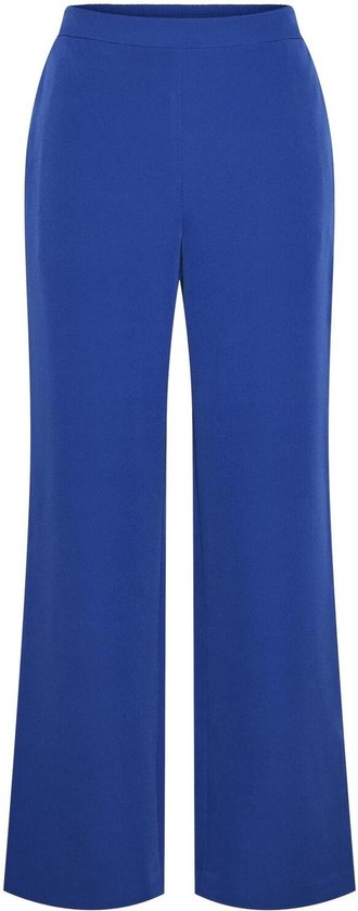 Pieces Pantalon Pcbozzy HW Wide Plain Pant Noos Bc 17140744 Blue Mazarine Taille Femme - W25