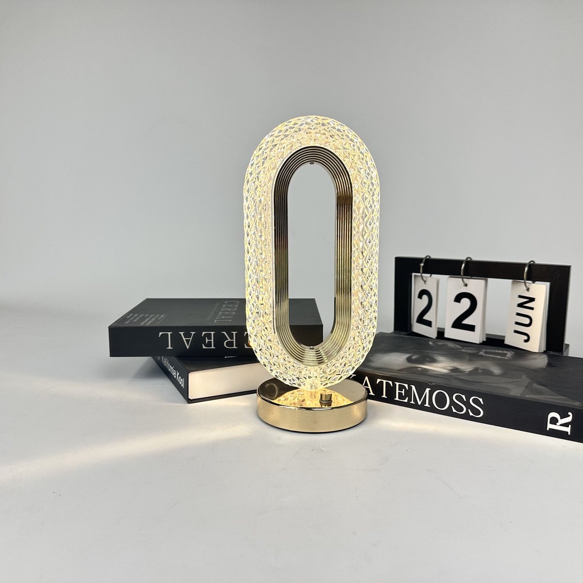 Dailyiled - Tafellamp - Ovaal - Touch - 3 Kleuren - Usb