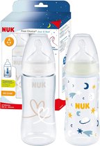 Ensemble NUK, Disney King Lion, Tétines 2 pièces. + Biberon 150ml +  Biberon 300ml